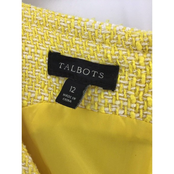 TALBOTS Textured Tweed Sleeveless Sheath Dress - Picture 7 of 12